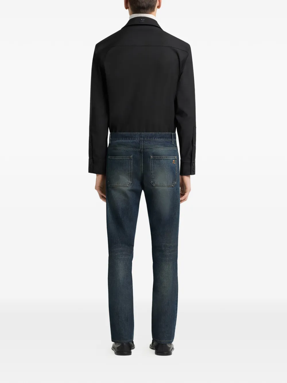 Courrèges Straight jeans Blauw