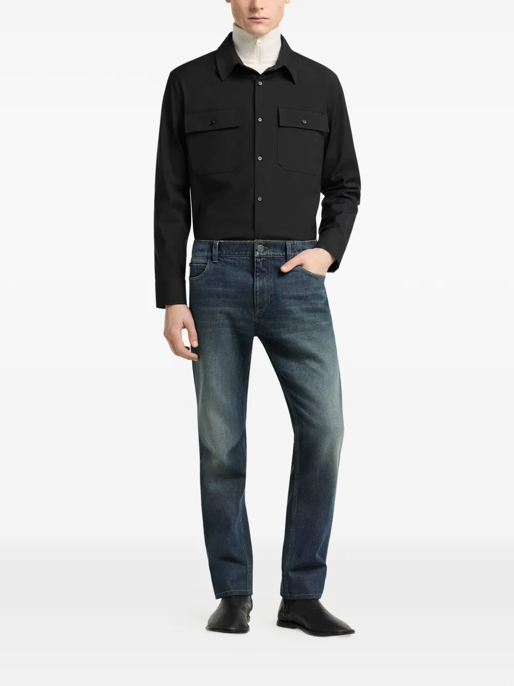 Courrèges Straight jeans Blauw