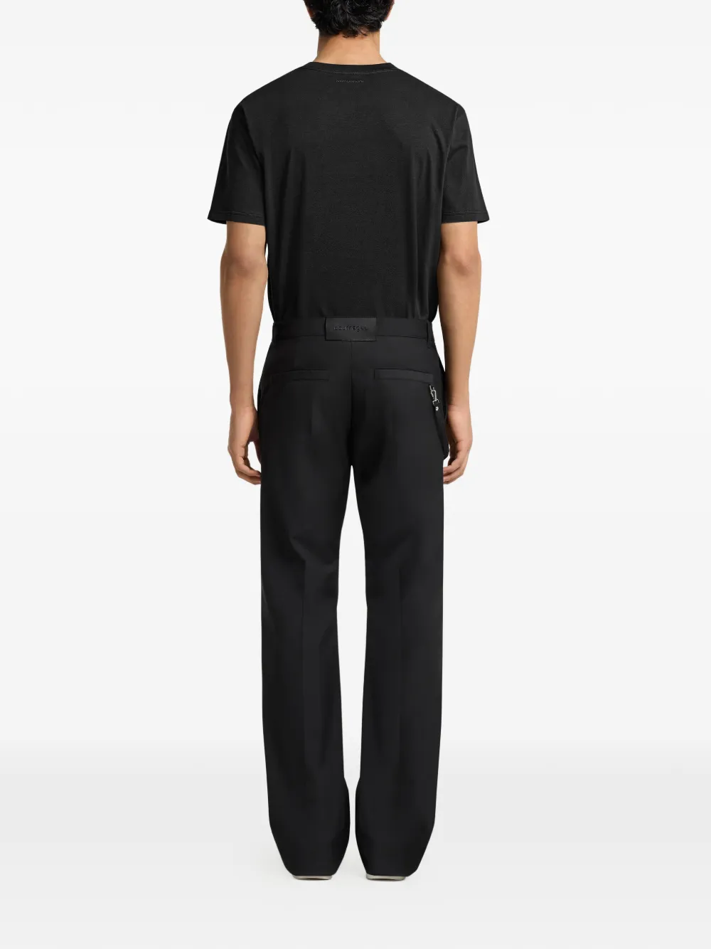 Courrèges T-shirt met logoprint Zwart
