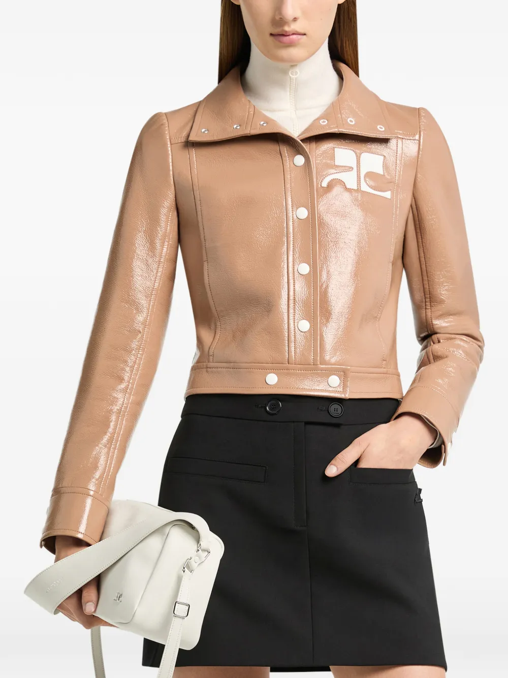 Courrèges Cropped jack Beige