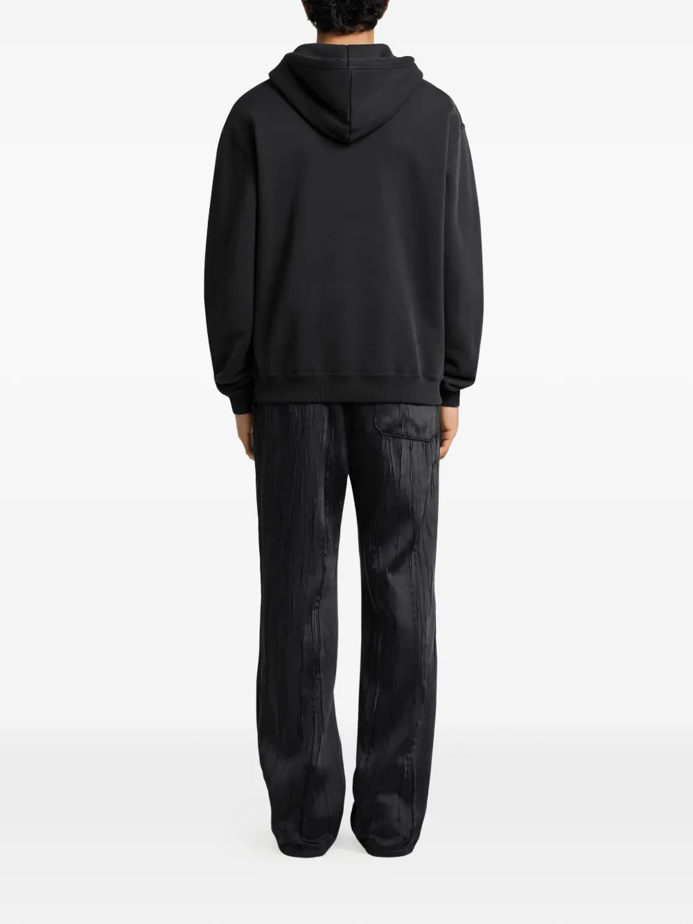 Courrèges Hoodie met logo Zwart