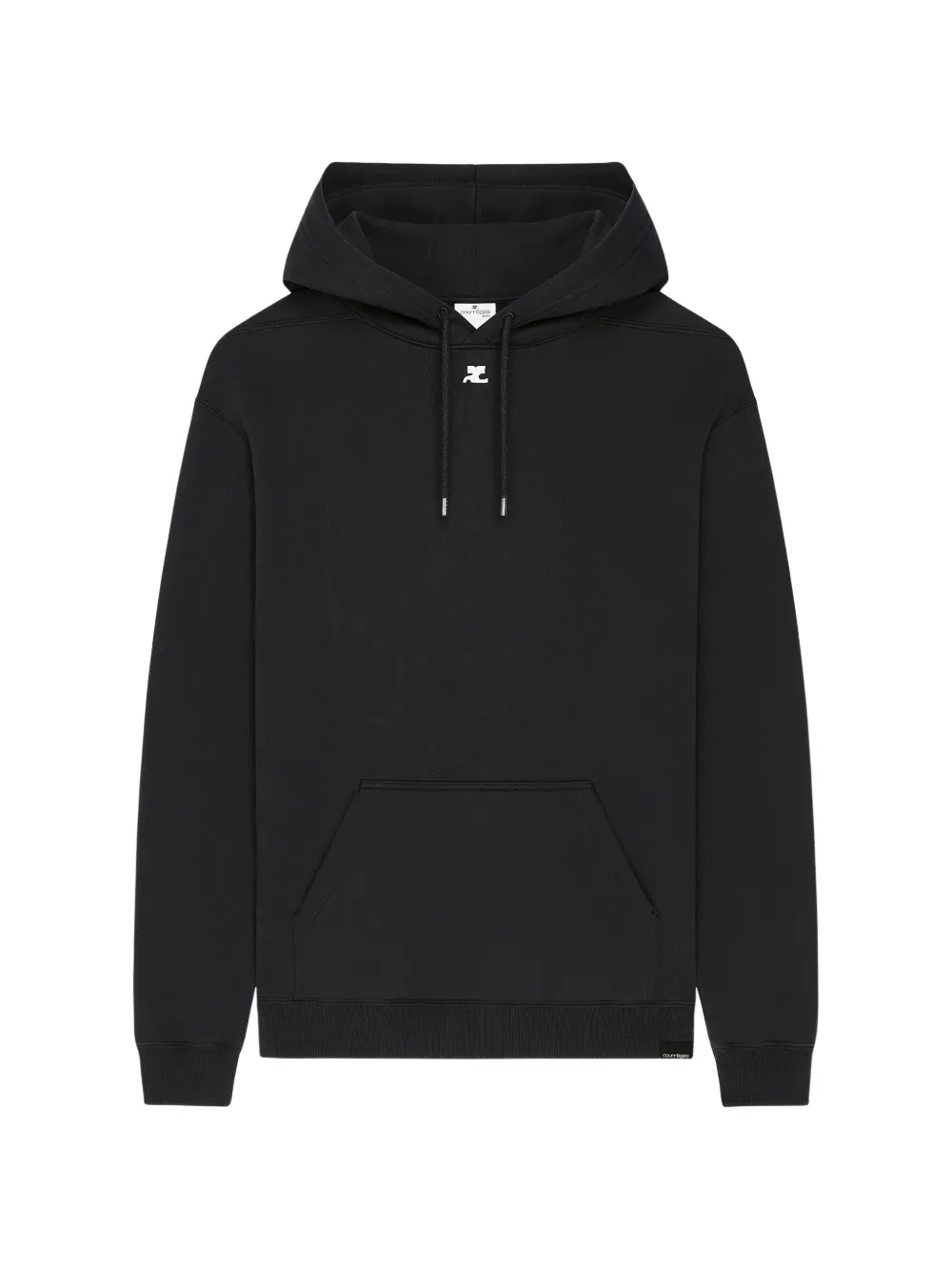 Courrèges Felpa con logo - Nero