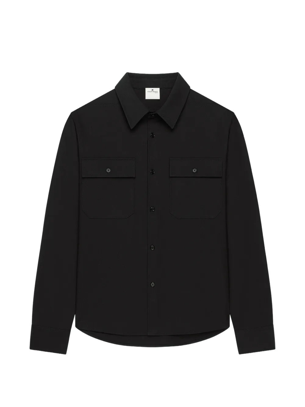 Courrèges Camicia con dettagli ricamati - Nero