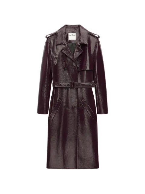 Courrèges gabardina con doble botonadura