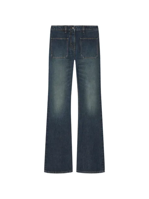 Courrèges embroidered AC logo denim
