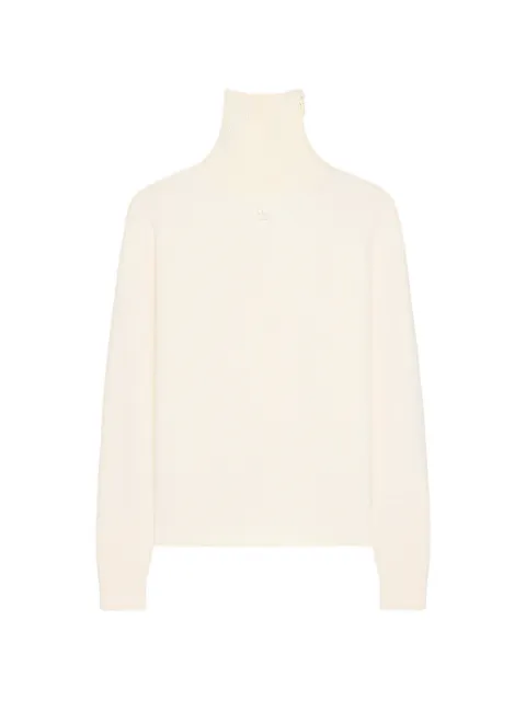 Courrèges high-neck knitted sweater