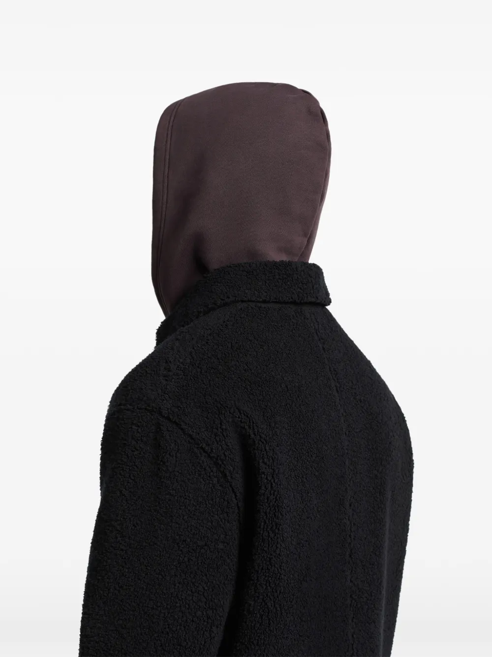 Courrèges Shirtjack van wolblend Zwart