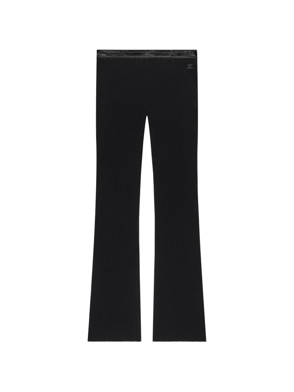 Courrèges Pantaloni a coste - Nero