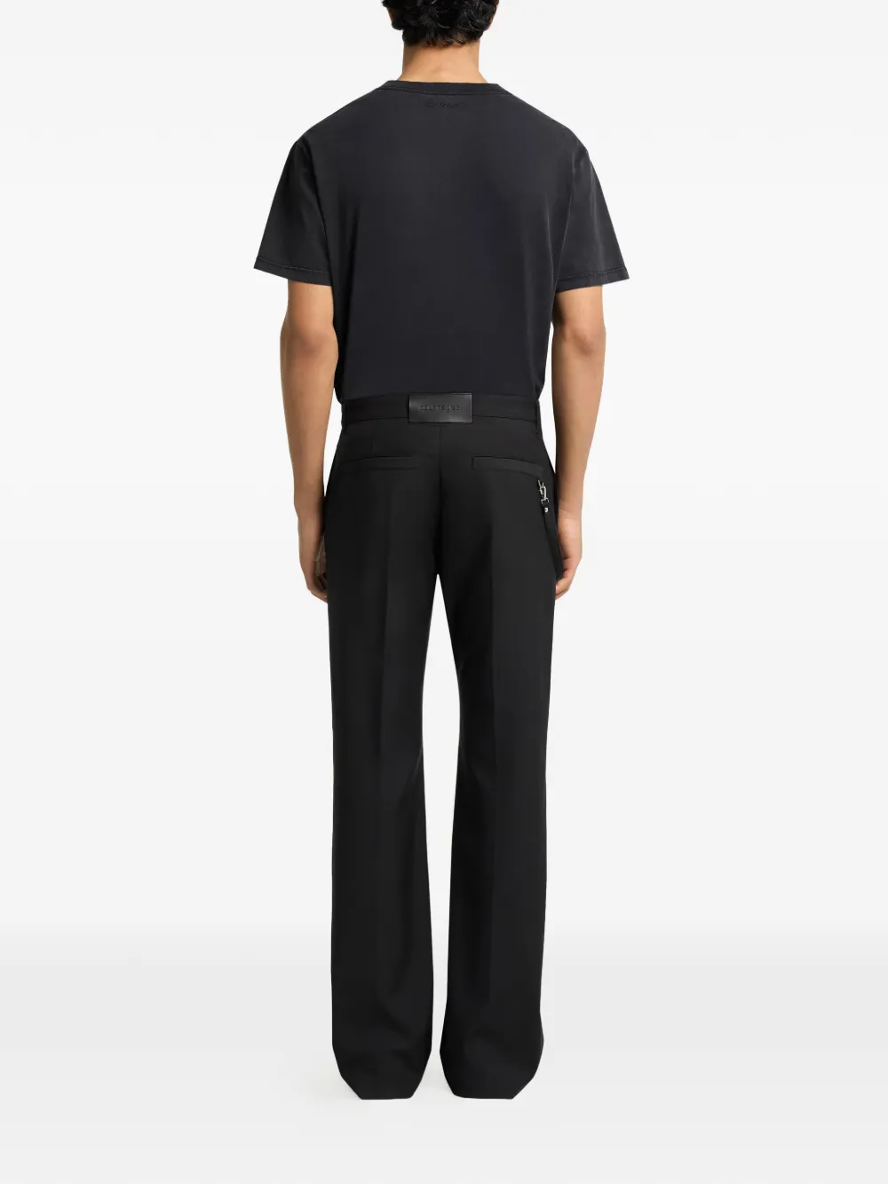 Courrèges T-shirt met logoprint Zwart