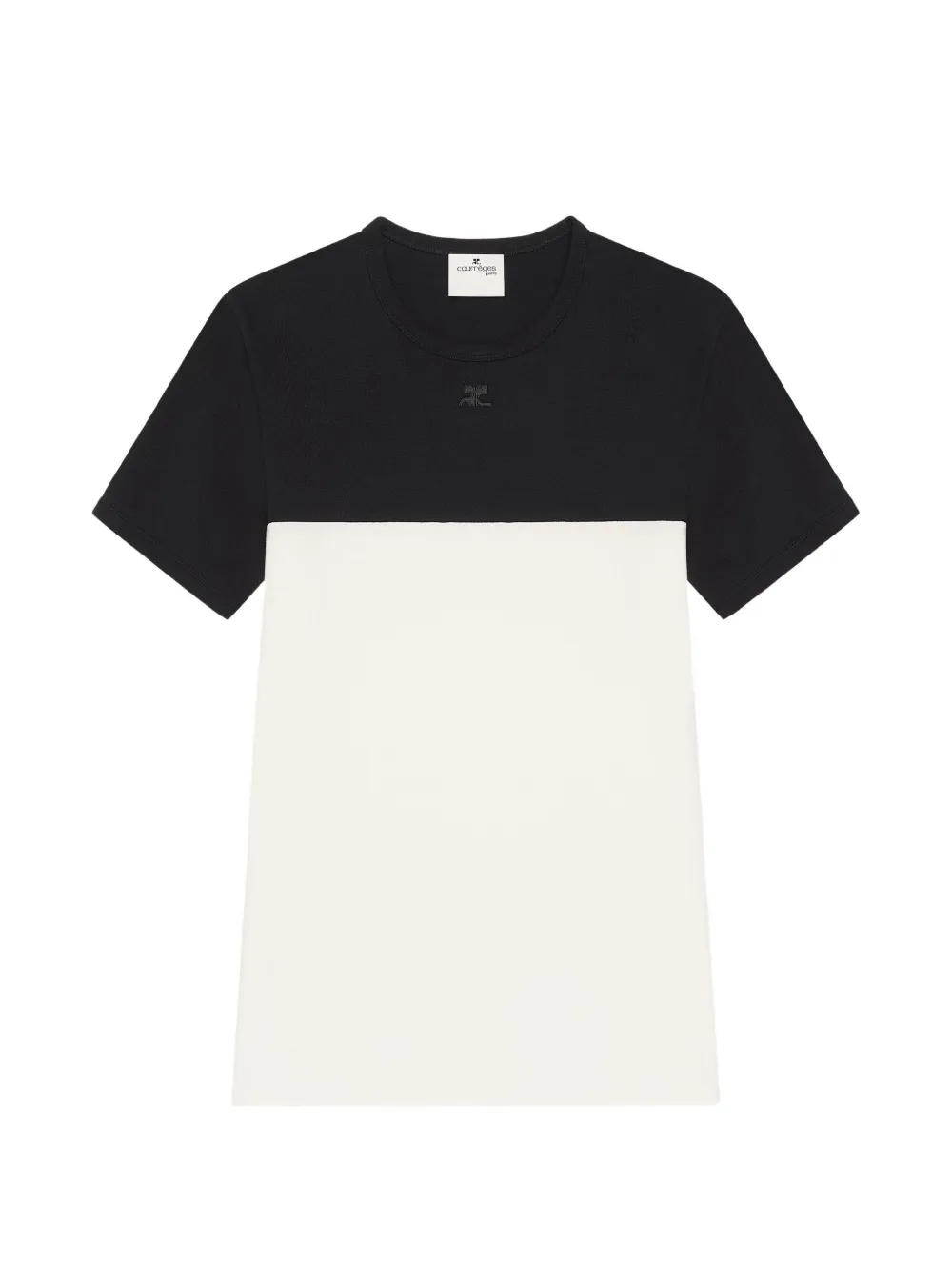 Courrèges T-shirt con applicazione - Bianco