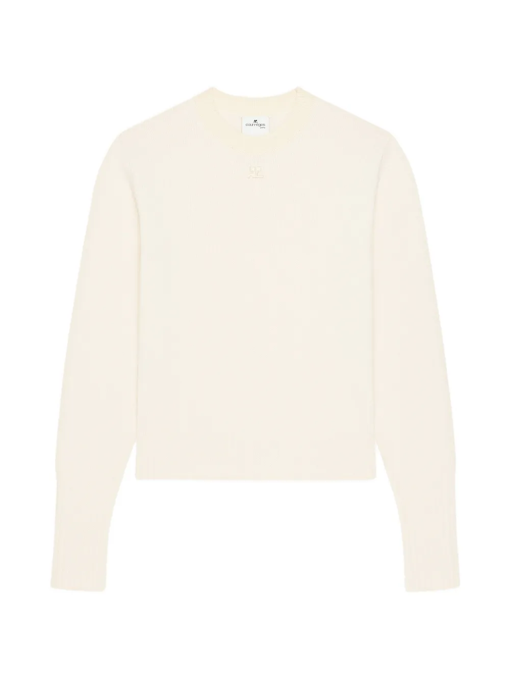 Courrèges Maglione con applicazione - Toni neutri
