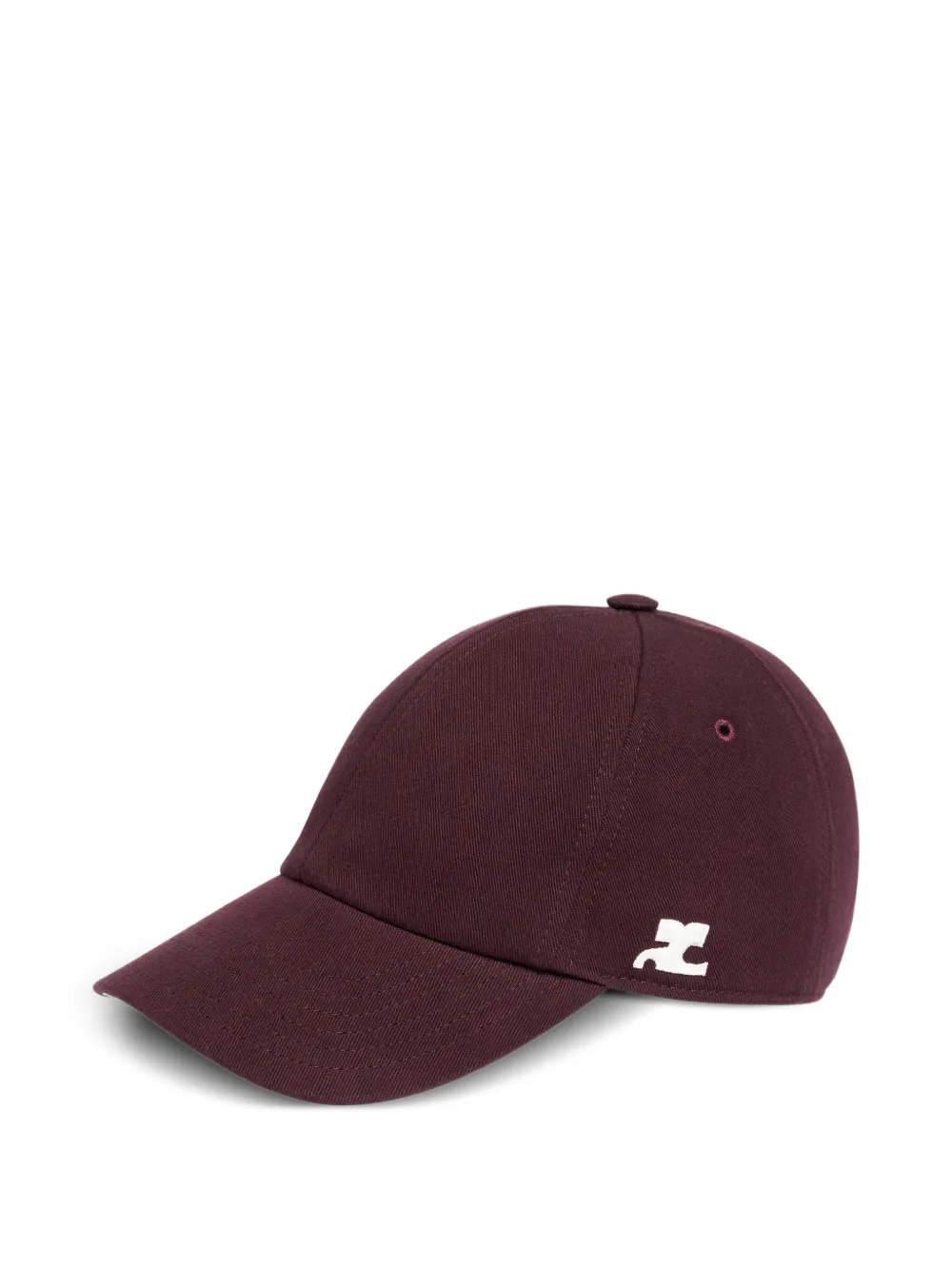 Courrèges Pet met logopatch Rood