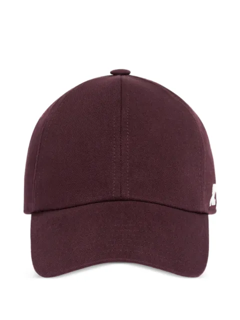 Courrèges logo-patch cotton cap