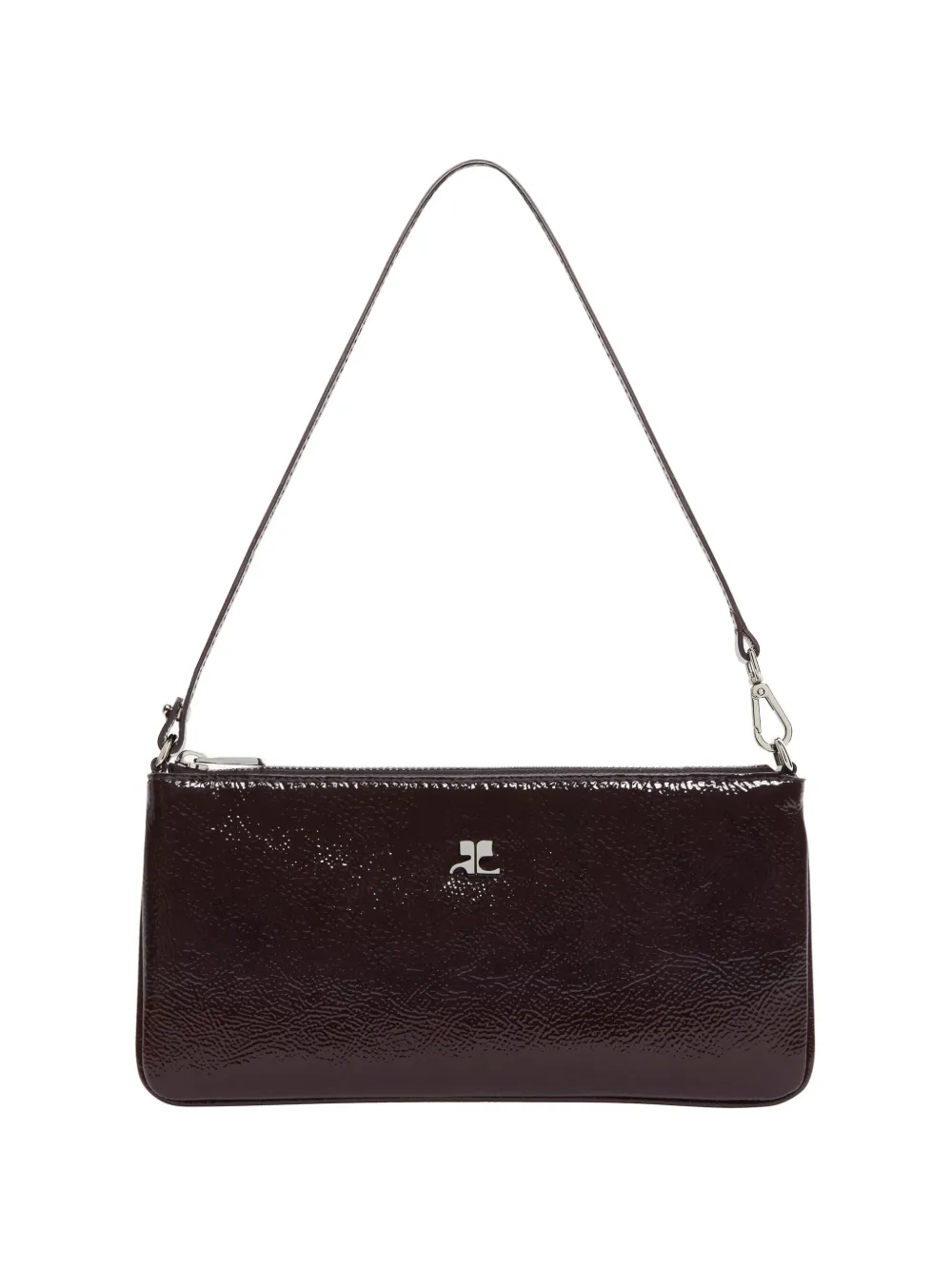 Courrèges logo-plaque maplack tote bag - Viola