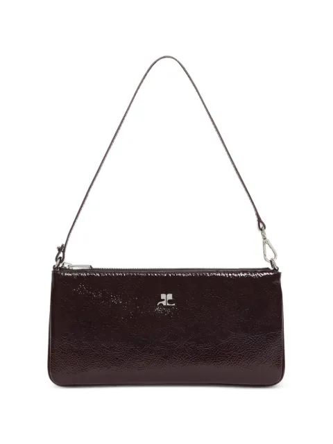Courrèges logo-plaque maplack tote bag