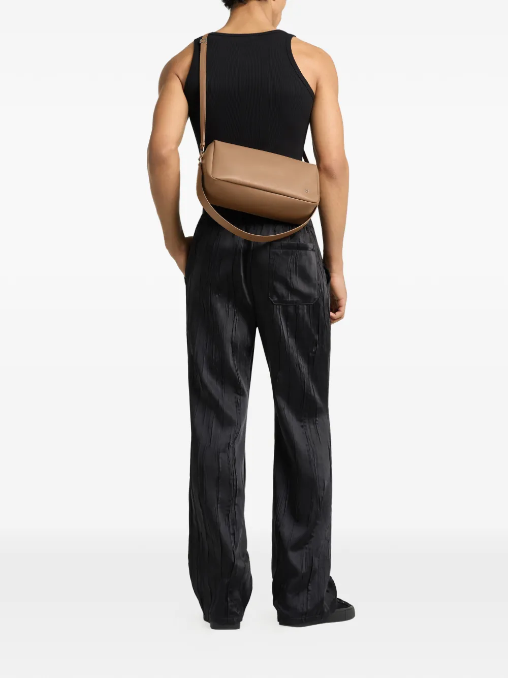 Courrèges Three Sixty medium schoudertas Beige