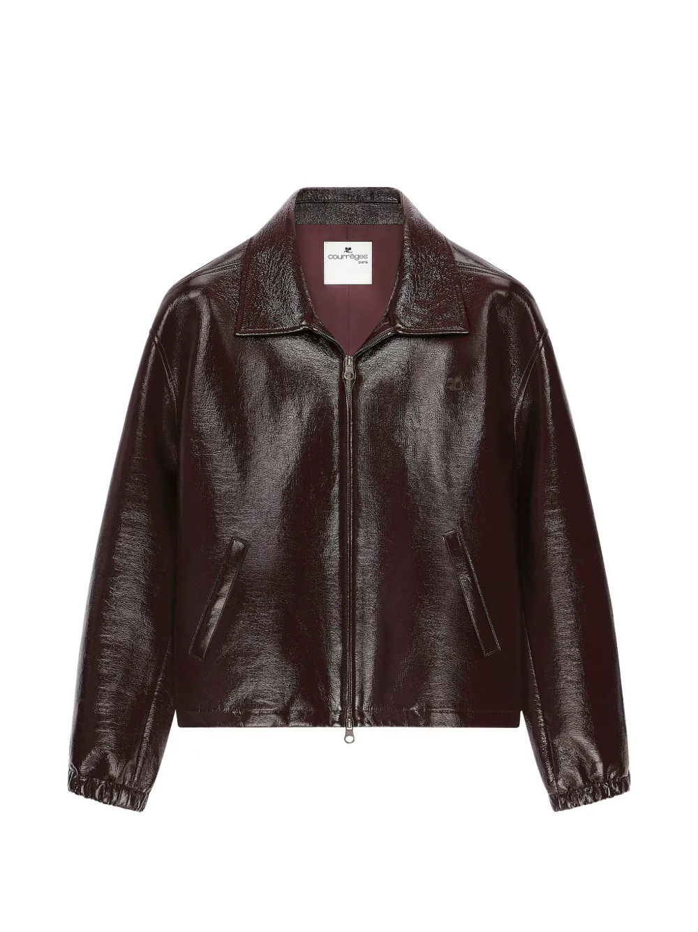 Courrèges Giacca con zip - Rosso