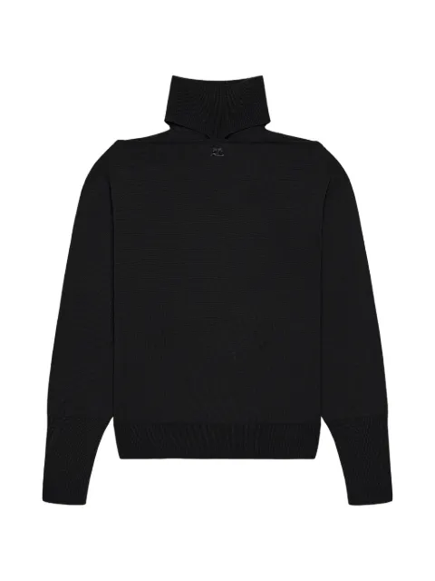 Courrèges — cut-out off-shoulder sweater