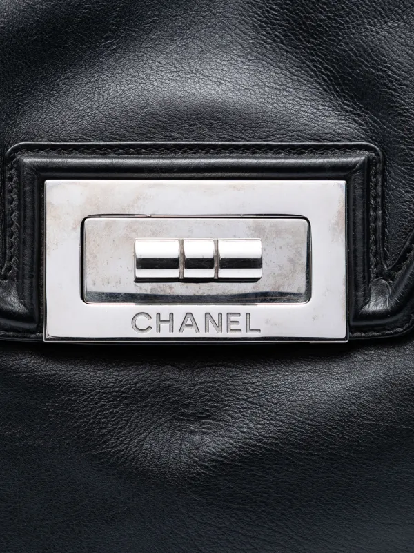 CHANEL Pre-Owned 2008-2009 Large Lambskin Mademoiselle Lock