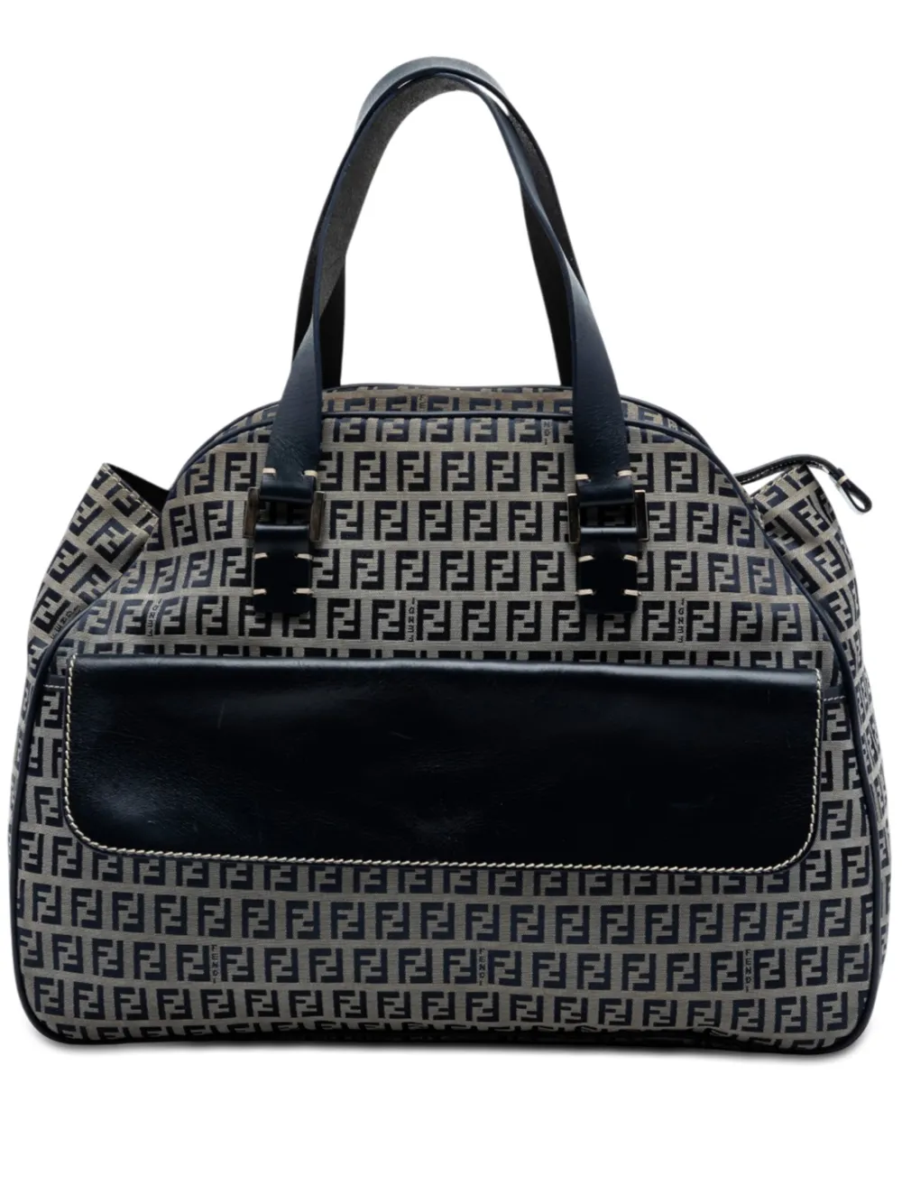 Fendi Pre-Owned 2000-2010 Zucchino Canvas handbag - Grau