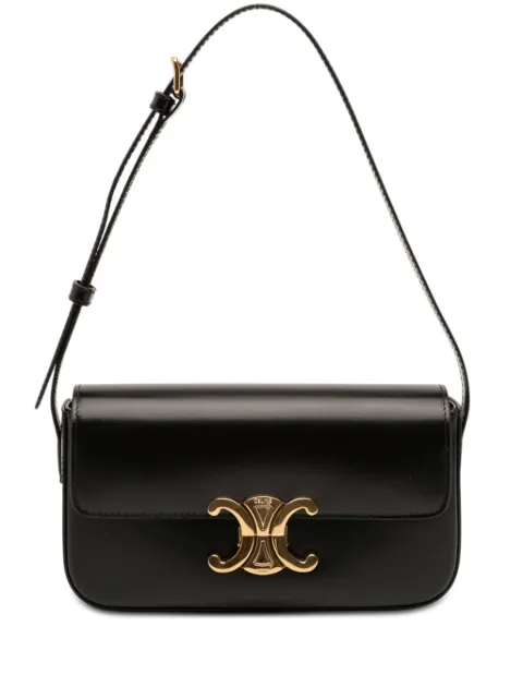 Celine Pre-Owned bolsa de hombro Shiny Calfskin Triomphe Claude 2023