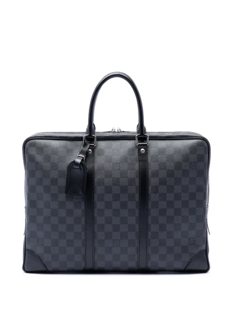 Louis Vuitton Pre-Owned 2013 Damier Graphite Porte Documents Voyage PM business bag