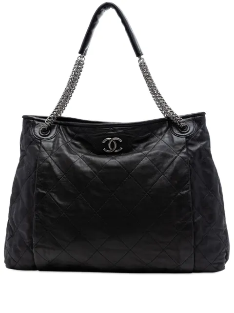 CHANEL Pre-Owned sac porté épaule matelassé  en cuir d'agneau(2010-2011)
