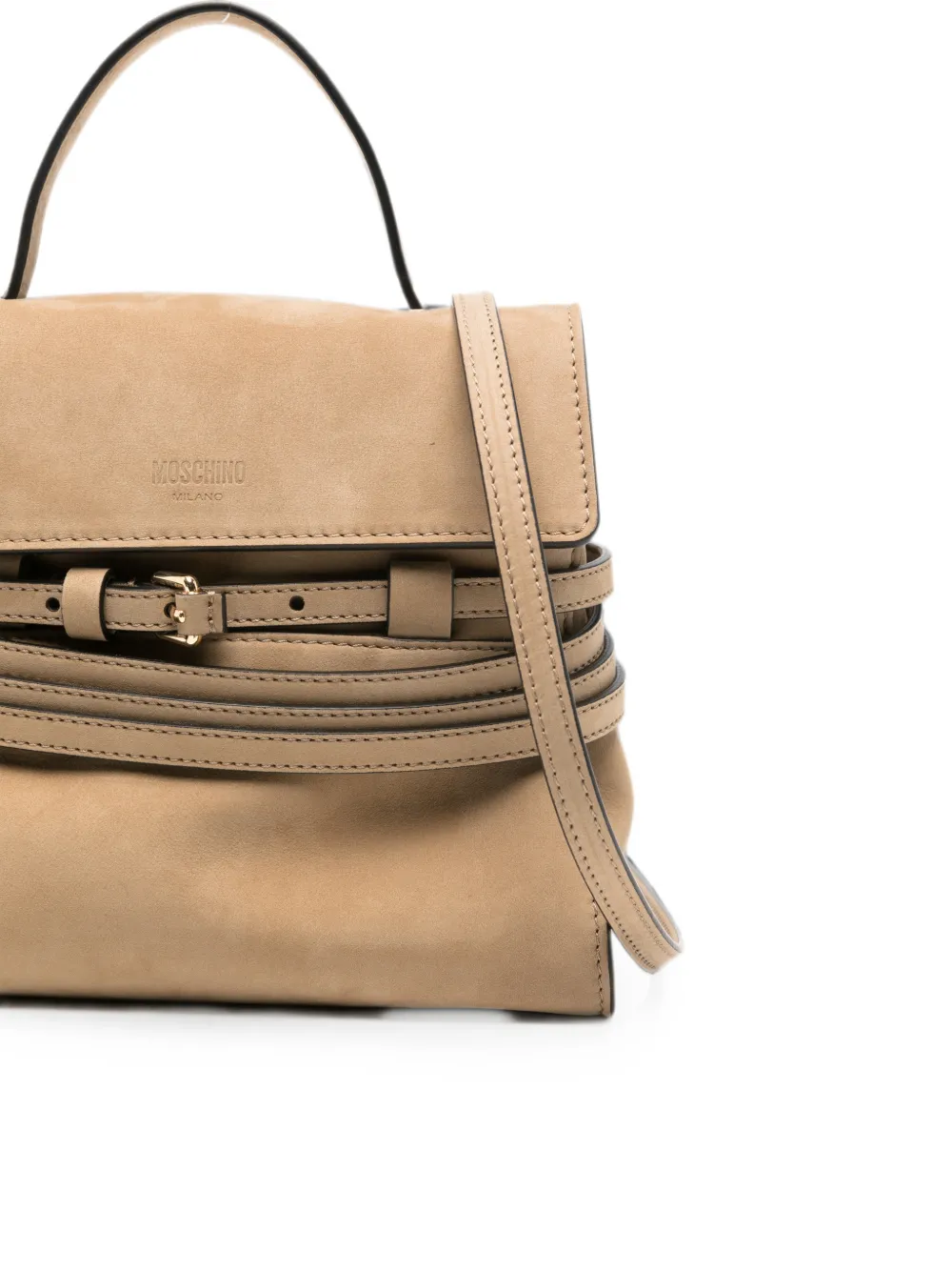 Moschino Kleine Tie Me shopper Beige