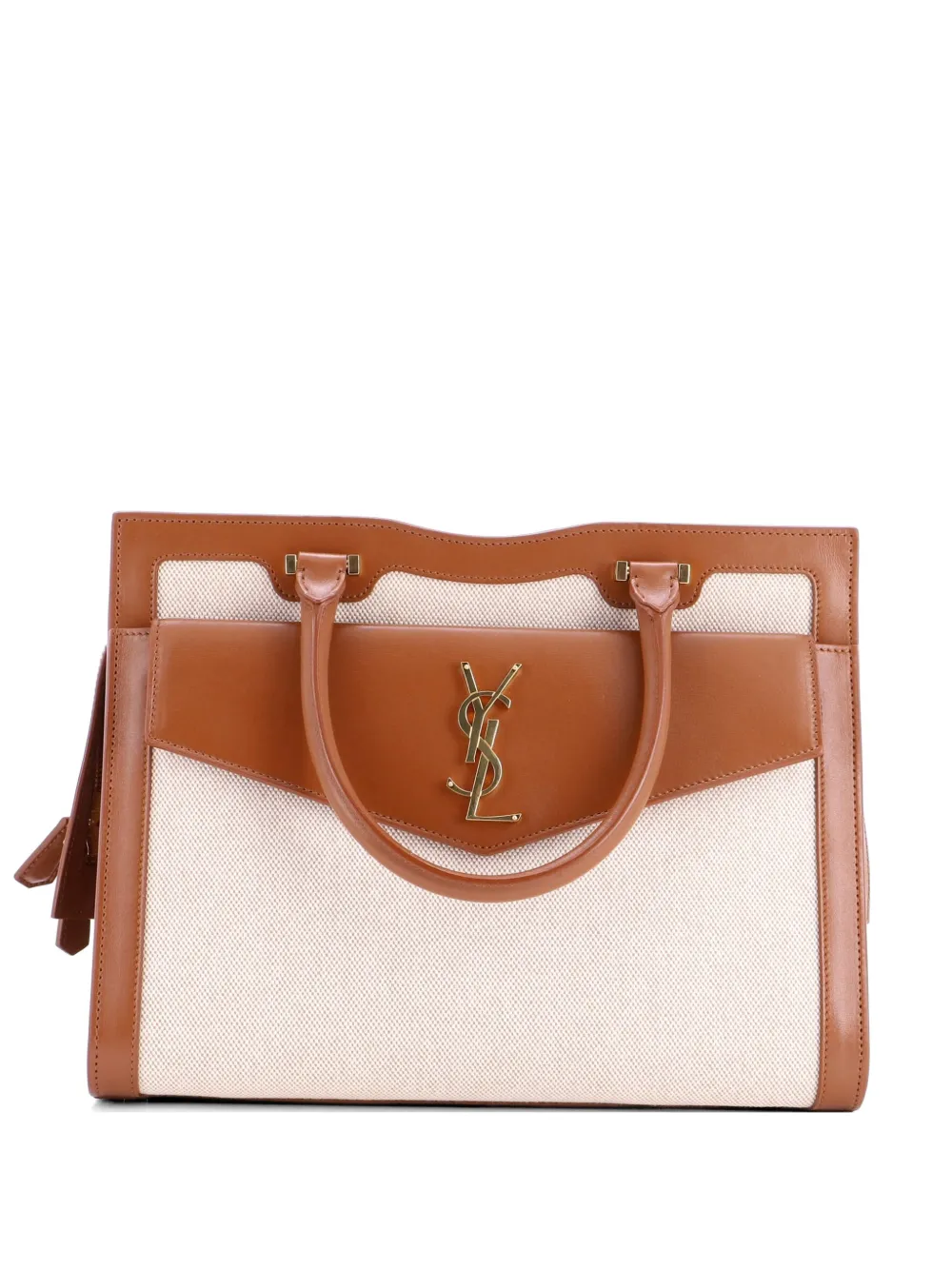 Saint Laurent Pre-Owned Borsa a tracolla Uptown media - Marrone