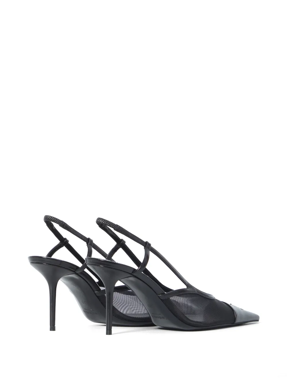 Saint Laurent Renée Cassandre slingback pumps Zwart