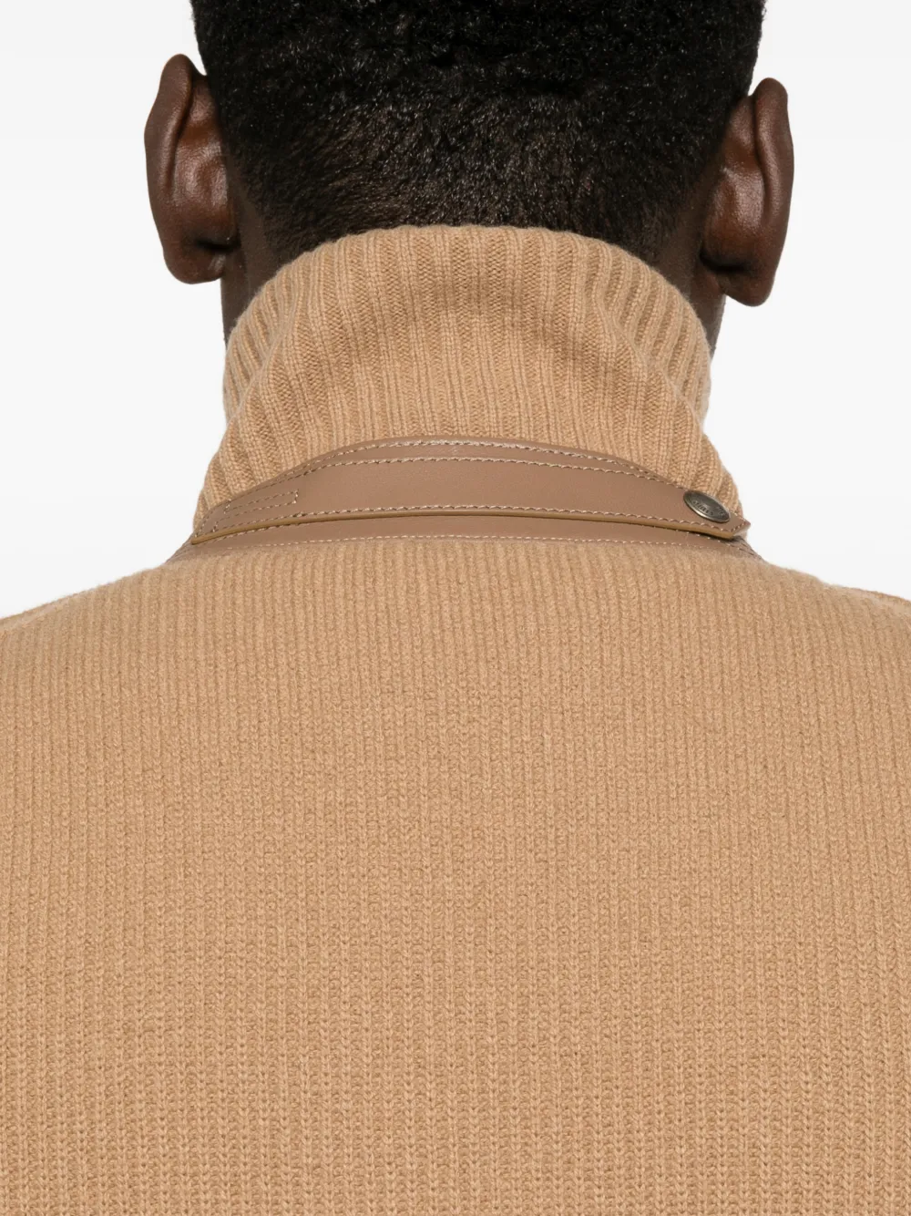TOM FORD Gewatteerd geribbeld jack Beige