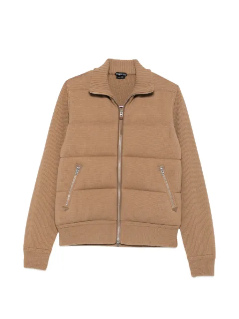 TOM FORD quilted ribbed jacket