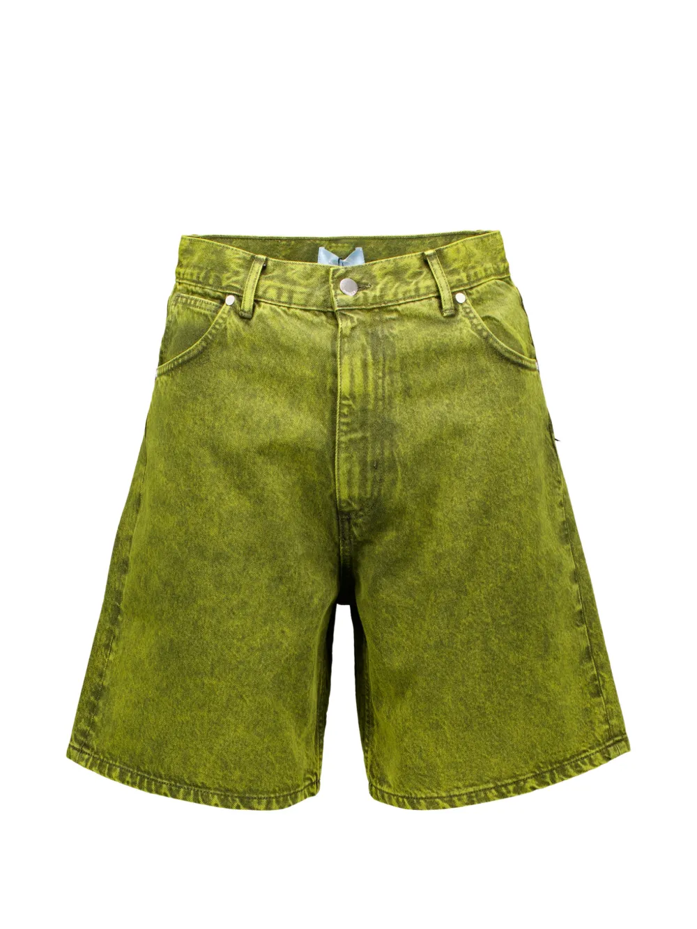 3.PARADIS embroidered dove denim shorts - Verde