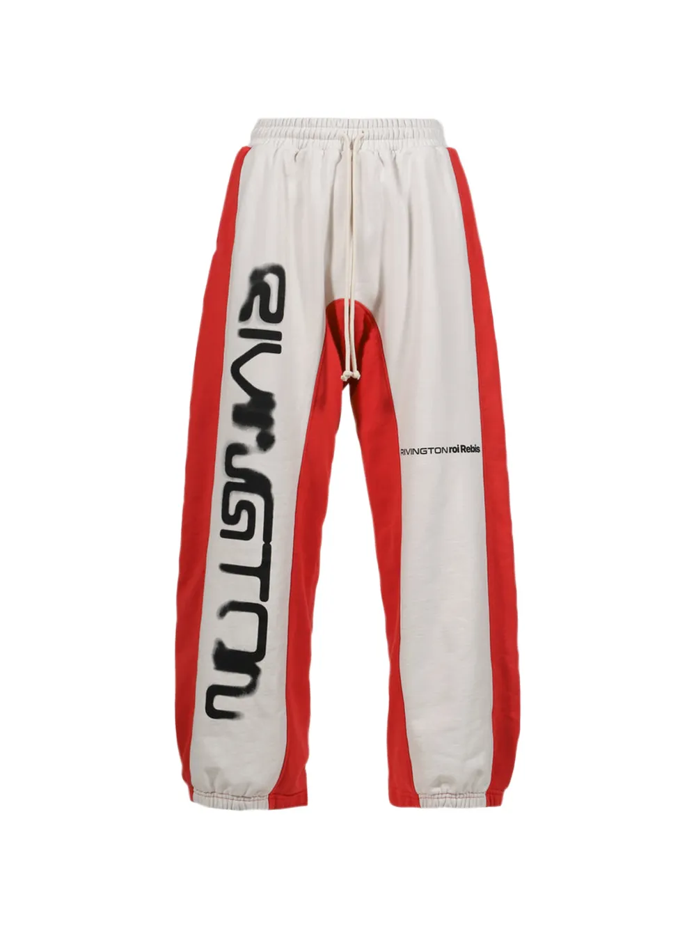 RIVINGTON ROI REBIS Penta logo-print track pants - Grigio