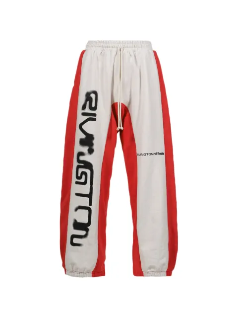 RIVINGTON ROI REBIS Penta logo-print track pants