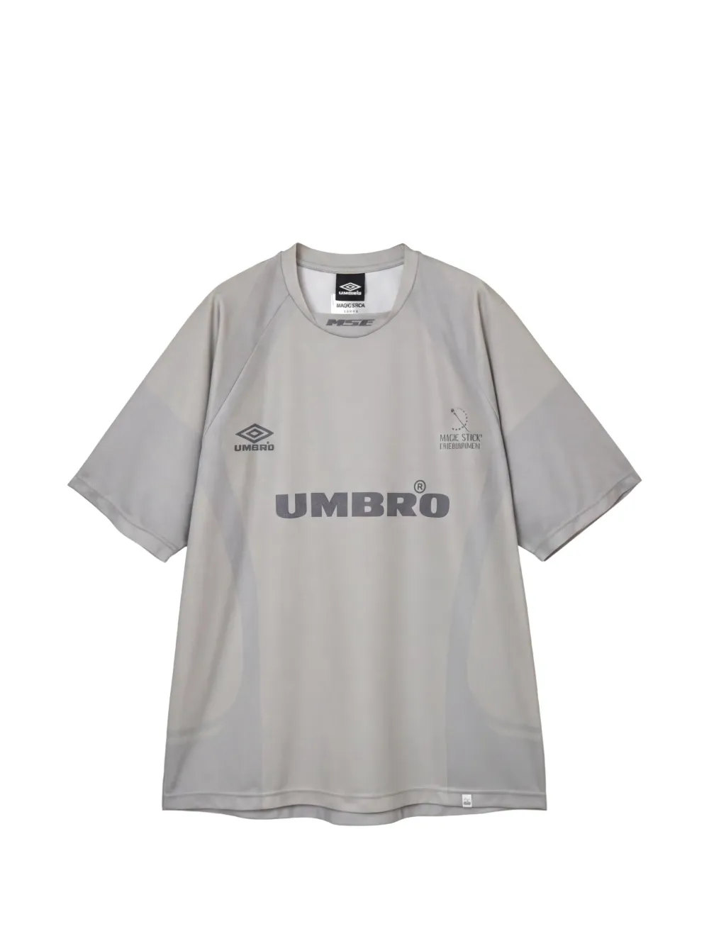 Magic Stick x Umbro logo-print T-shirt - Grau