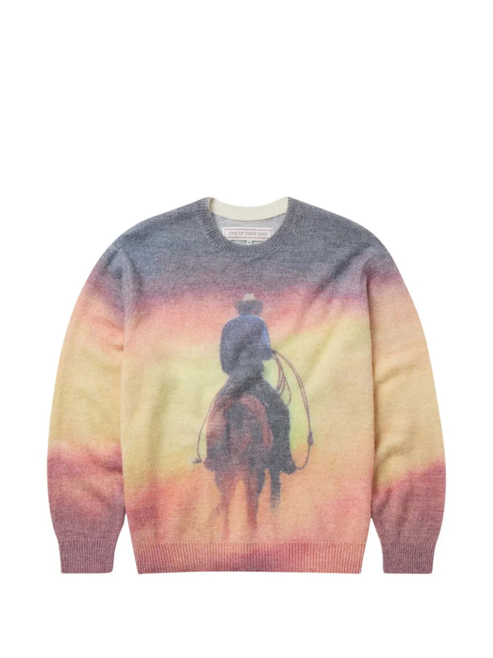 One Of These Days graphic-print sweater - Toni neutri