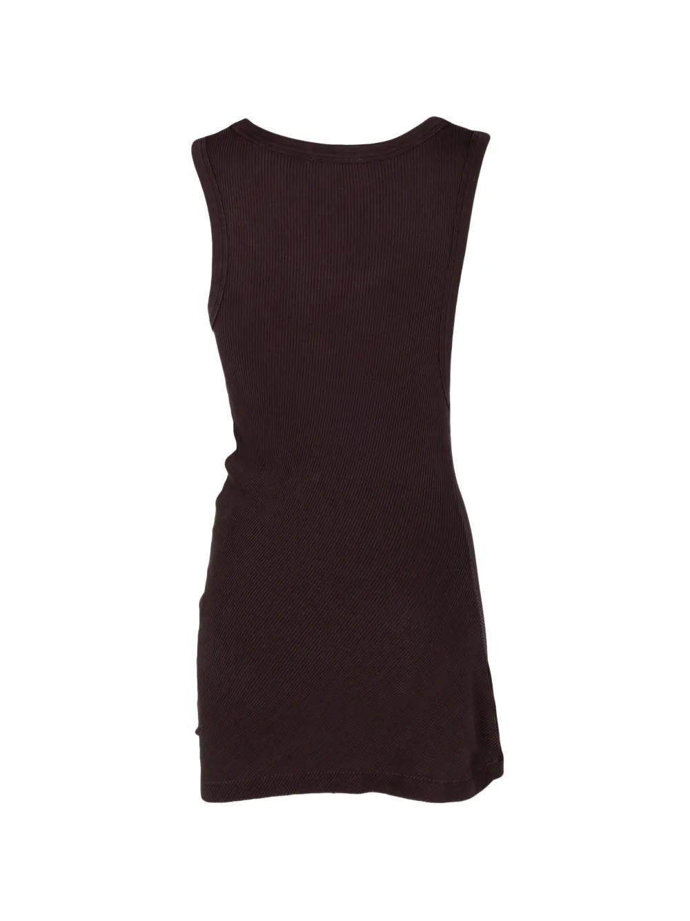AGOLDE Gedraaide klaproos tanktop Bruin