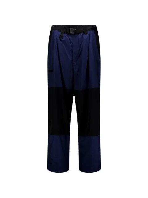Y-3 belted panelled track pants