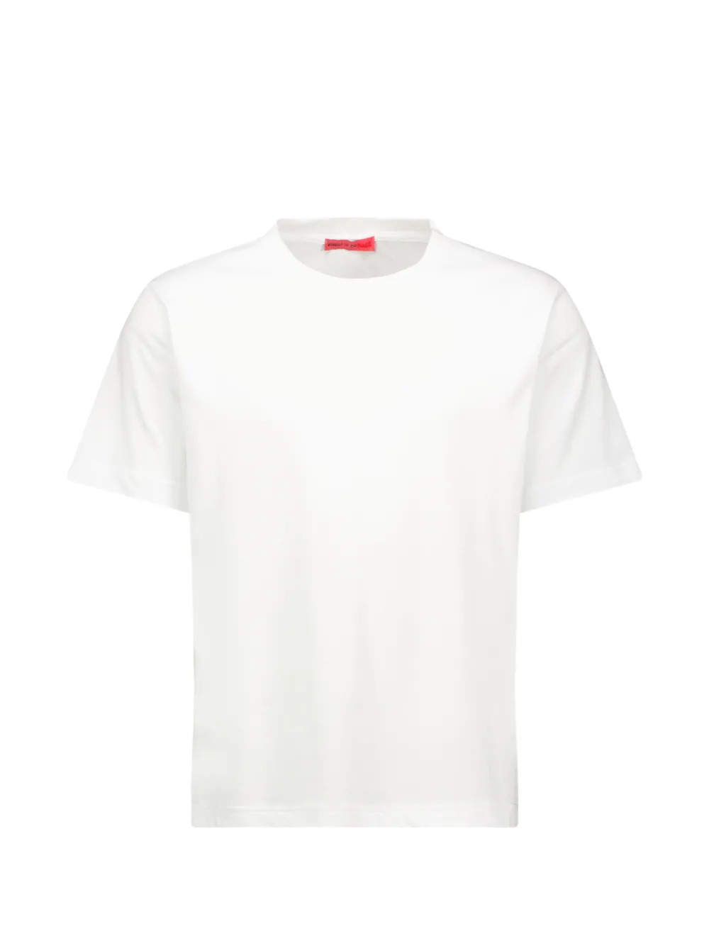MOTR handkerchief-hem paneled T-shirt - Bianco