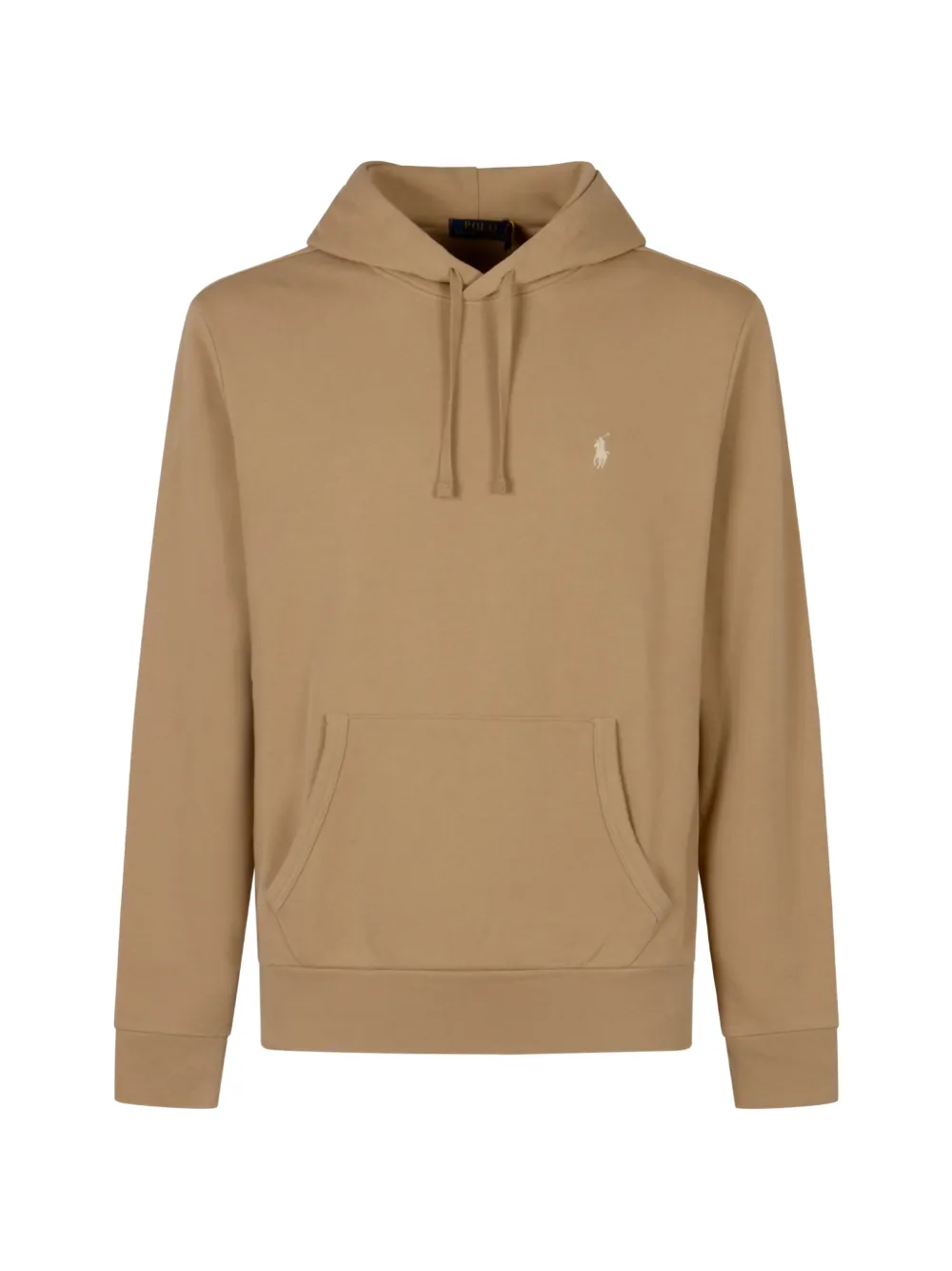 Polo Ralph Lauren logo-embroidered drawstring hoodie - Marrone