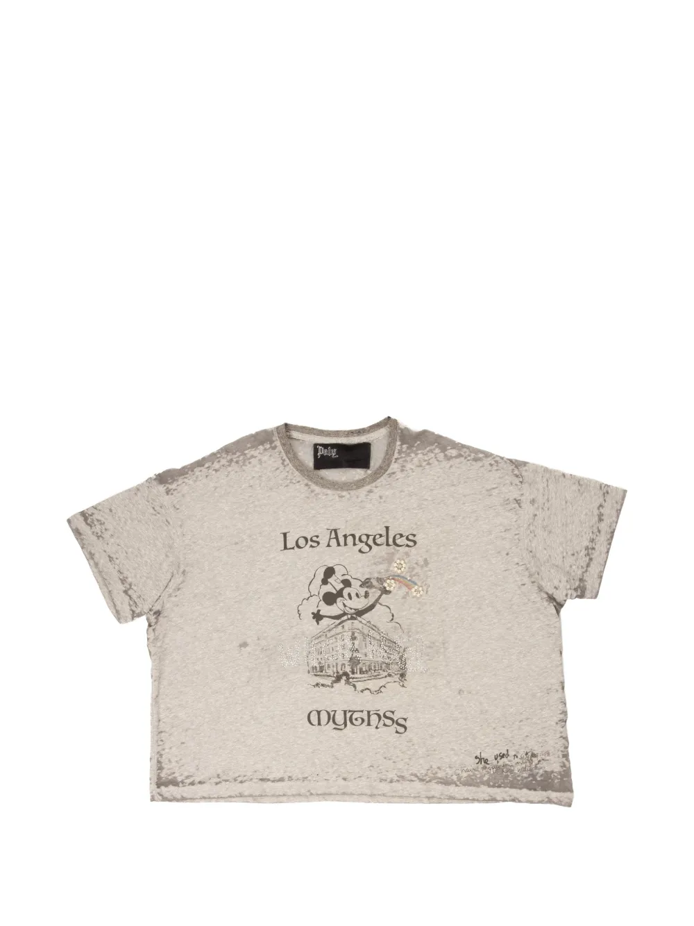 Paly Graphic-print T-shirt In Gray