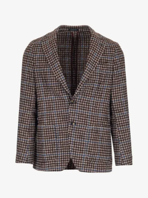 Al Duca D’Aosta 1902 check wool blazer