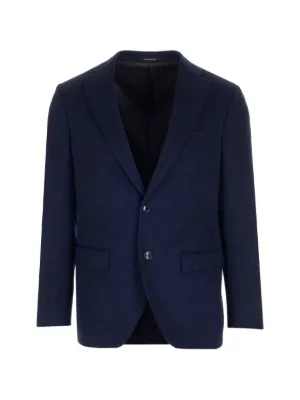 Doriani Cashmere ノッチドラペル ジャケット | ブルー | FARFETCH JP