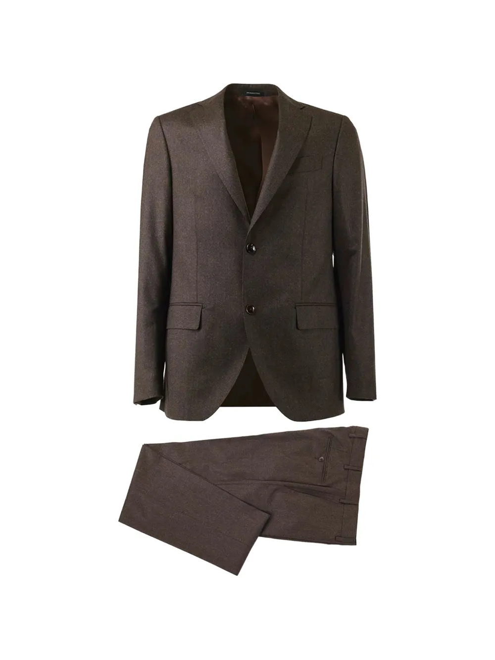 Al Duca D’Aosta 1902 single-breasted wool suit - Marrone