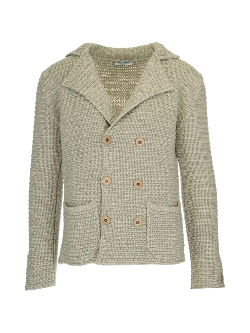 Al Duca D’Aosta 1902 double-breasted cardigan - Nude
