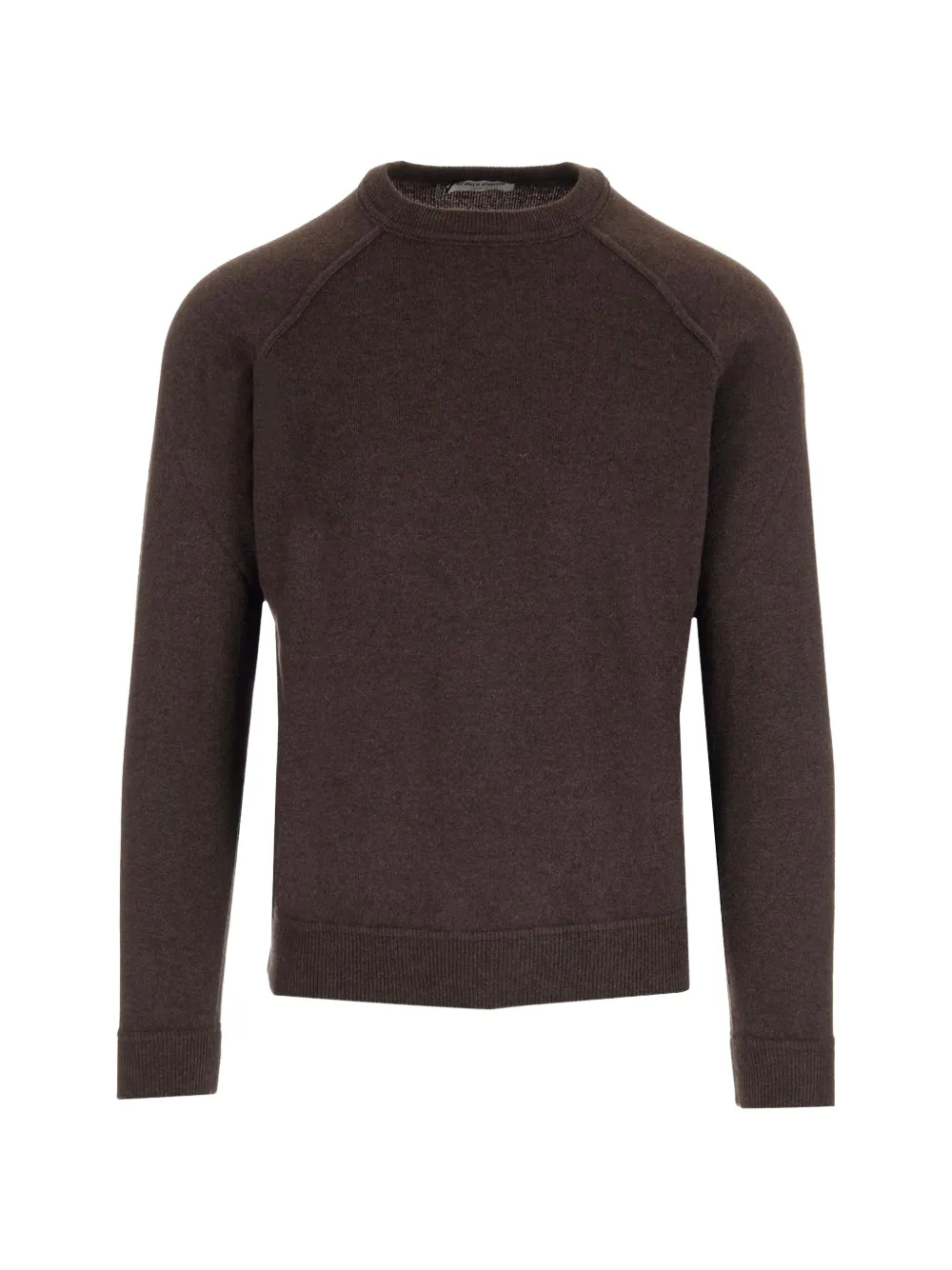 Al Duca D’Aosta 1902 raglan-sleeve ribbed-trim sweater - Marrone