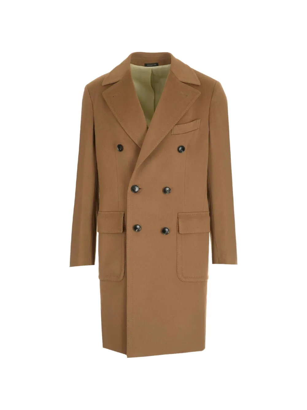Al Duca D’Aosta 1902 double-breasted cashmere coat - Marrone
