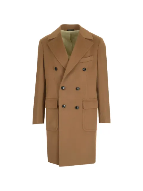 Al Duca D’Aosta 1902 double-breasted cashmere coat