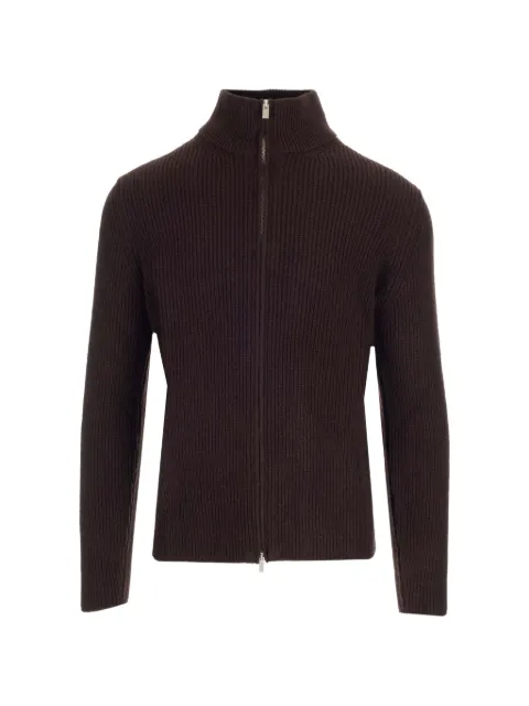 Al Duca D’Aosta 1902 ribbed-knit zip-up sweater